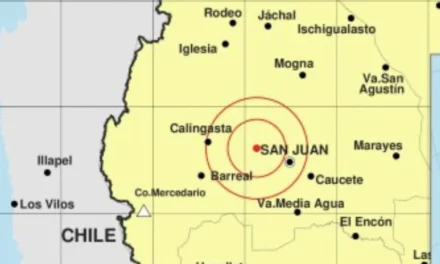 Un sismo de magnitud 3,9 sacudió San Juan durante la tarde de este lunes