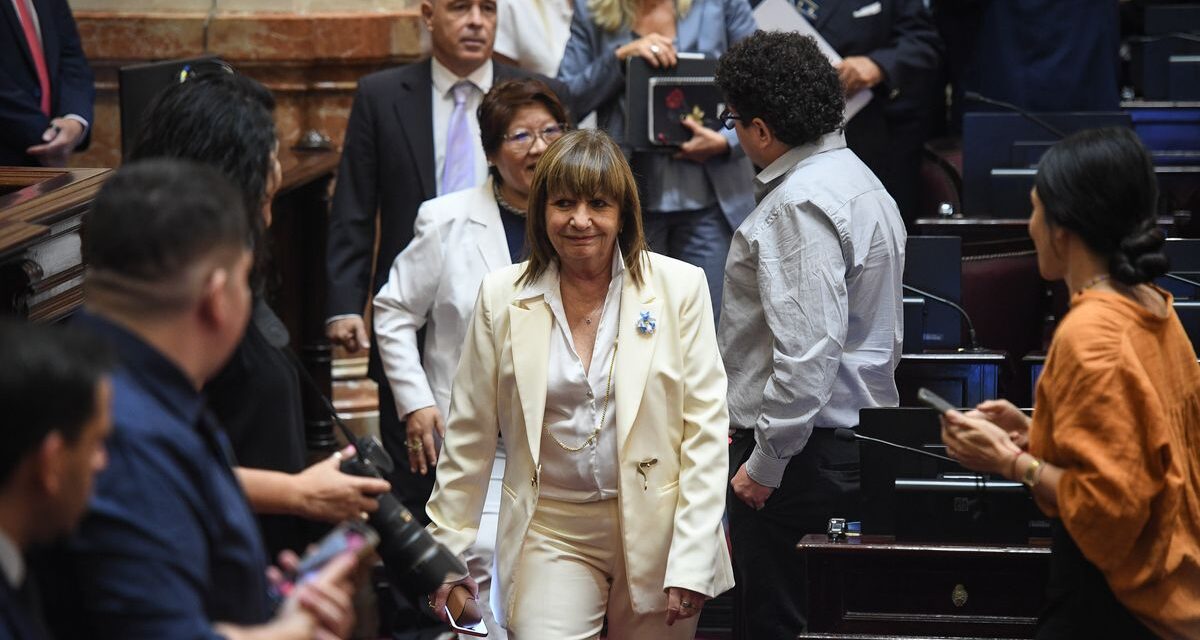 Desplante de Patricia Bullrich hace peligrar la sesión del jueves
