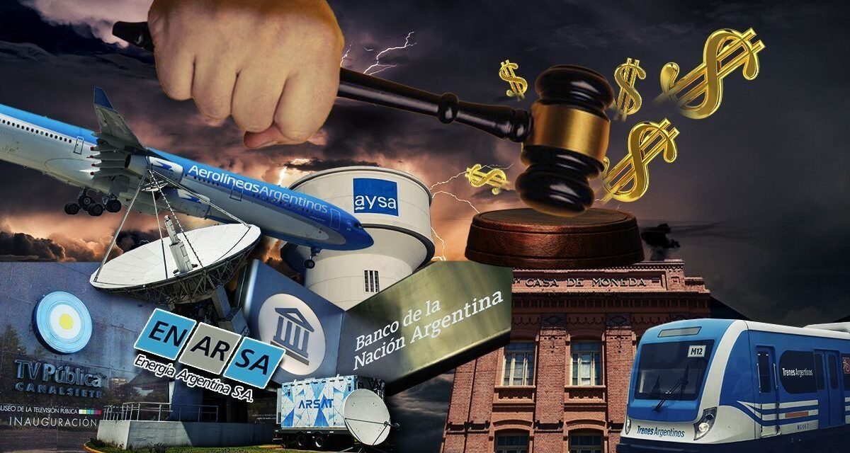 Sospechan que se creó un mecanismo para subvaluar los activos del Estado que Javier Milei busca privatizar