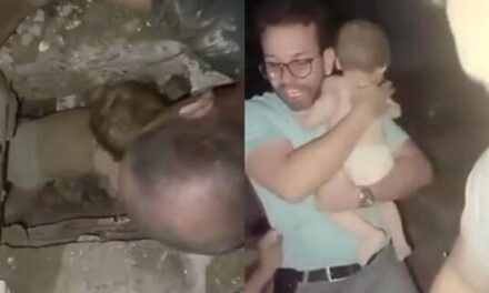 Una mujer y un bebé fueron hallados con vida entre los escombros tras el terremoto