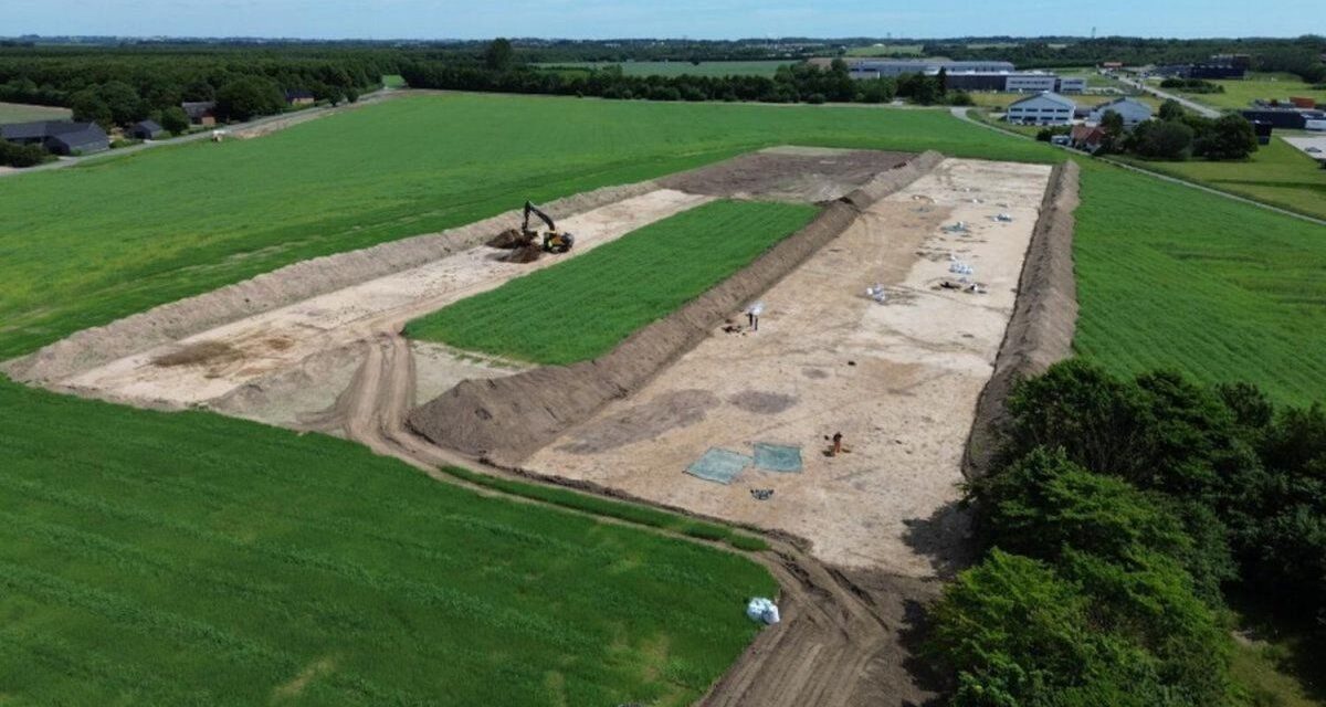 Descubren un gigantesco centro de producción textil vikingo en Dinamarca