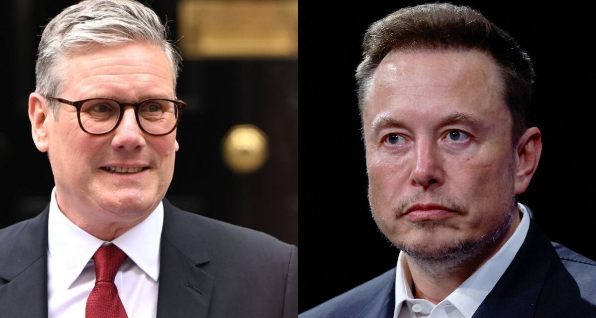 El premier británico acusó a Elon Musk de sembrar la división por el asesinato de un joven inglés