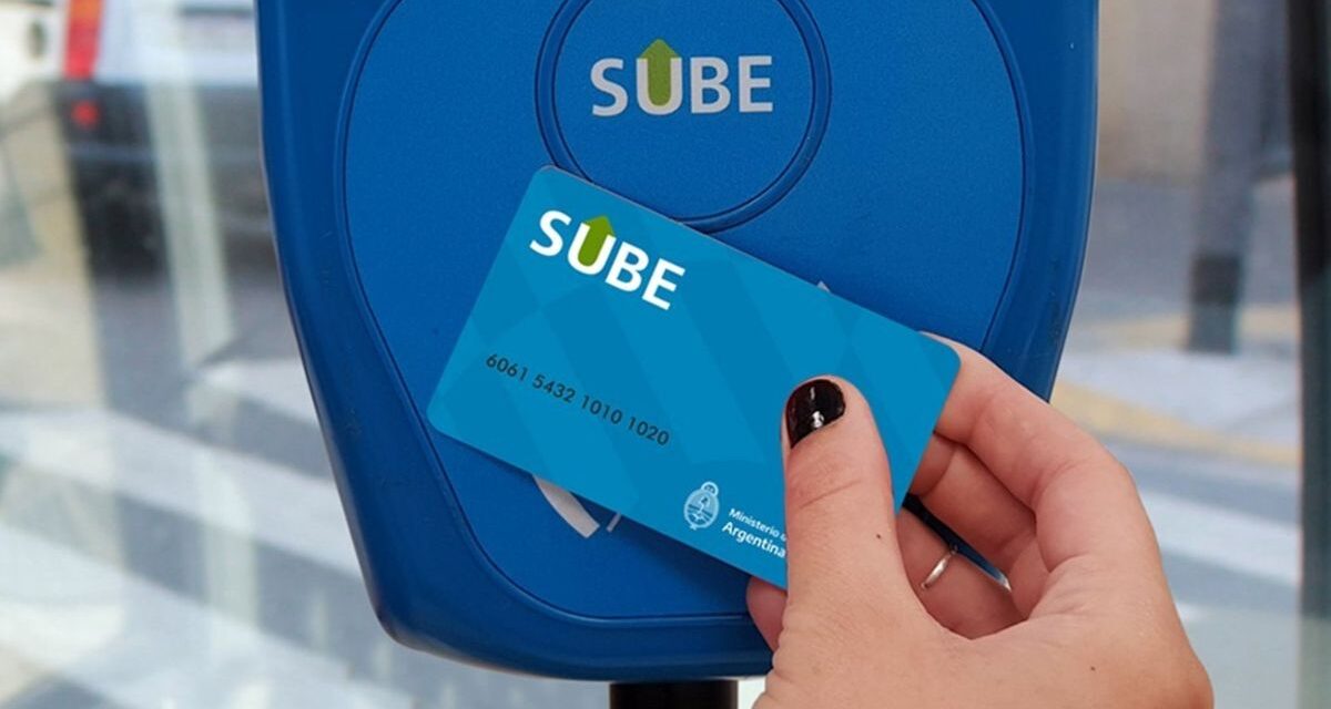 Cómo asociar el CUD a la tarjeta SUBE para viajar en transporte público