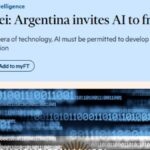 Javier Milei defendió en el Financial Times una IA sin regulaciones estatales y con incentivos para invertir