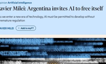 Javier Milei defendió en el Financial Times una IA sin regulaciones estatales y con incentivos para invertir