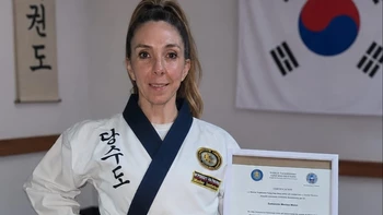 Una sanjuanina fue nominada al Salón de la Fama de Tang Soo Do en Corea del Sur