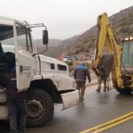 Video: Cerraron la Cuesta de Miranda por hielo y ya se registraron incidentes en la ruta