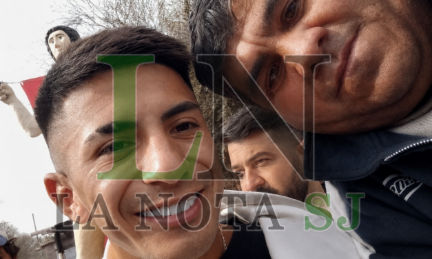 Thiago Almada llegó a San Juan para visitar a San Expedito y la Difunta Correa