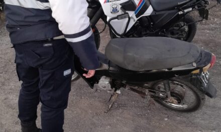Lo frenaron en un control y descubrieron que llevaba un motor robado