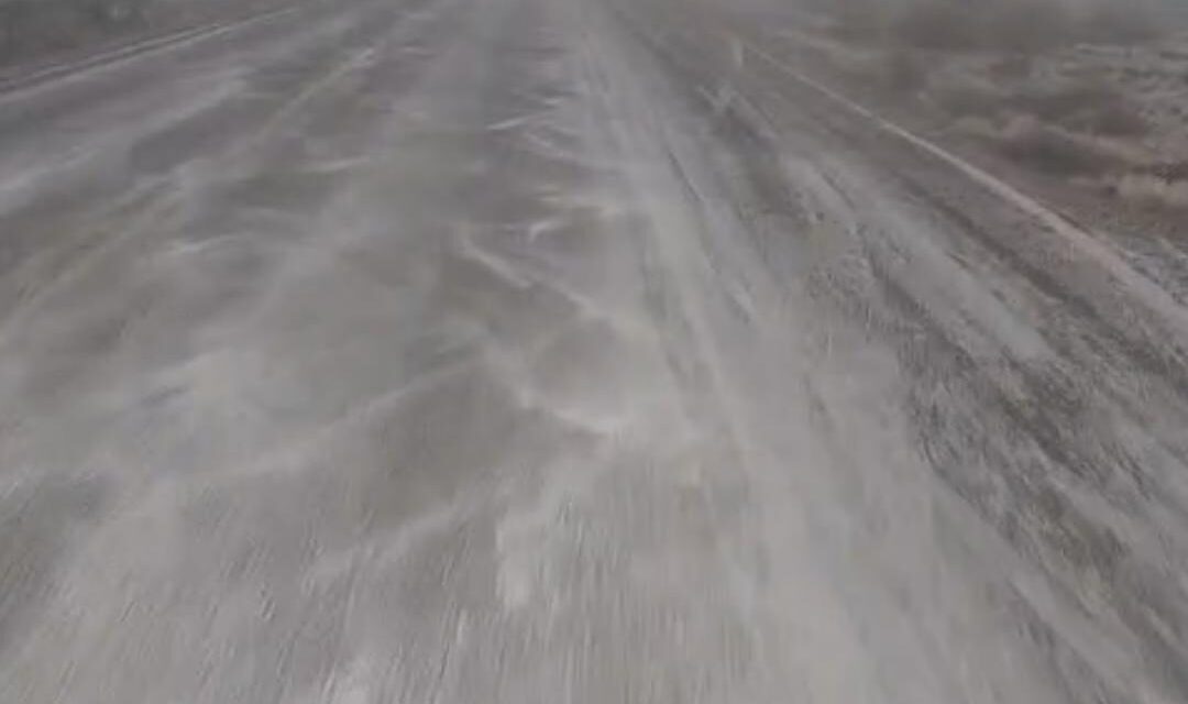 Piden extrema precaución para viajar a Calingasta por nieve y hielo en las rutas