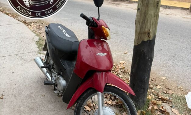 Intentó robar una moto en pleno centro, fue perseguido por el dueño y terminó detenido
