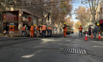 El centro sigue cambiando: avanzan las obras de pavimentación en nuevas calles