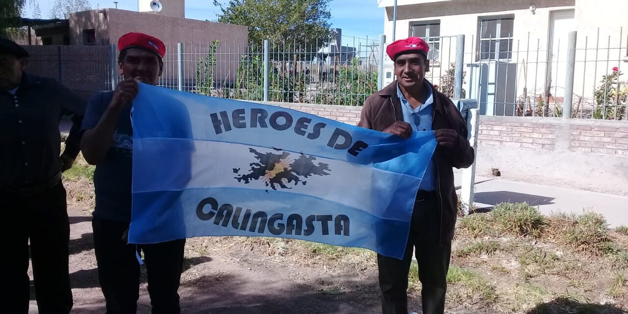La emoción de un excombatiente de Calingasta en el desfile de Tucumán