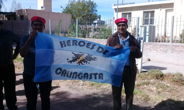 La emoción de un excombatiente de Calingasta en el desfile de Tucumán