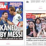 Del “Messi mágico” al “corazón roto”: así reaccionó la prensa inglesa tras la victoria de Argentina