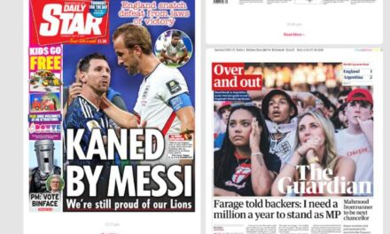 Del “Messi mágico” al “corazón roto”: así reaccionó la prensa inglesa tras la victoria de Argentina