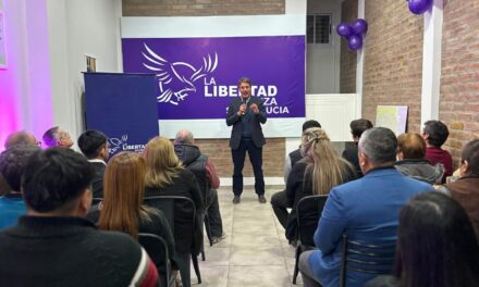 Peluc inauguró una nueva sede libertaria en Santa Lucía