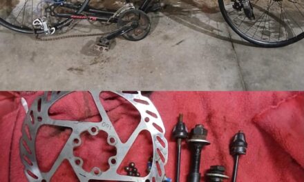 Robaron una bicicleta, la desarmaron para ocultarla