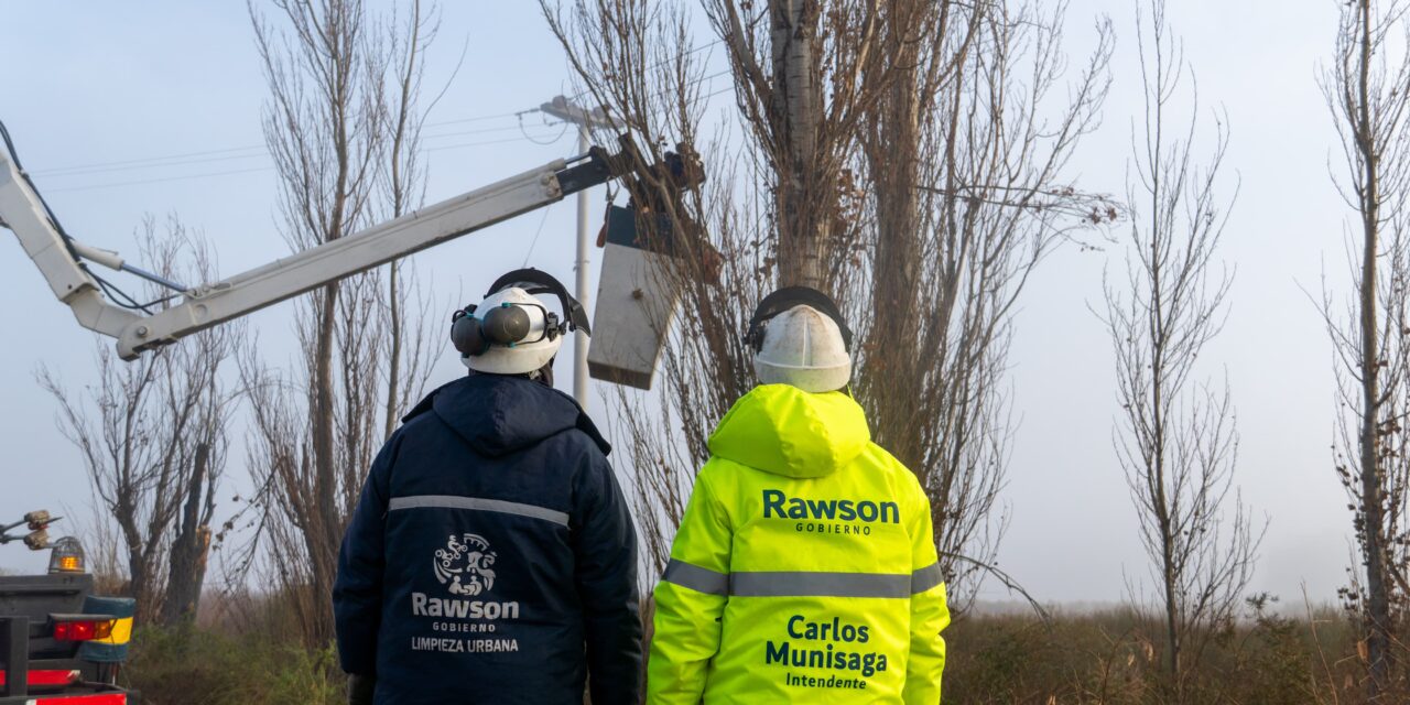 Rawson intensificó los operativos de limpieza y mantenimiento en Médano de Oro
