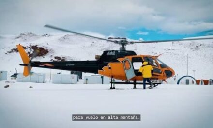 Veladero comenzó con traslados aéreos preventivos por el temporal en alta montaña