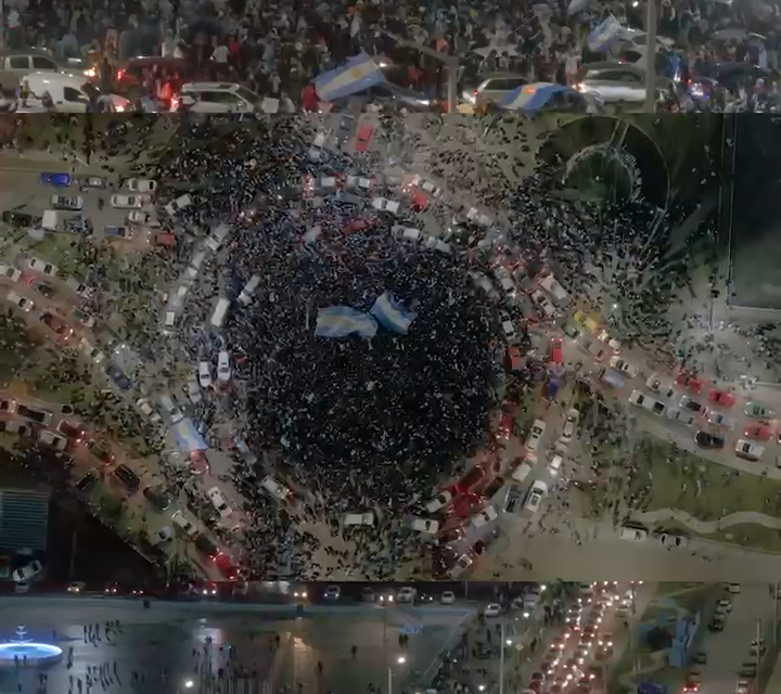 El fin del mundo también festeja: Río Grande celebra la heroica victoria argentina ante Inglaterra