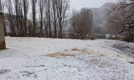 Intensas nevadas: Santa Clara y El Colorado amanecieron cubiertas de blanco por la nieve