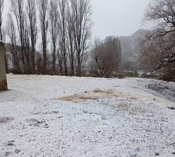 Intensas nevadas: Santa Clara y El Colorado amanecieron cubiertas de blanco por la nieve