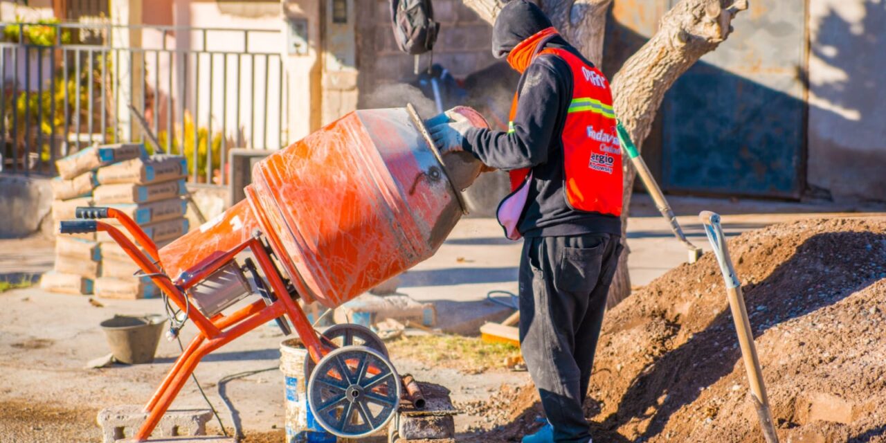 Rivadavia avanza con obras de urbanización en Villa San Roque y Villa Rodríguez Pinto