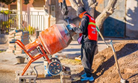 Rivadavia avanza con obras de urbanización en Villa San Roque y Villa Rodríguez Pinto