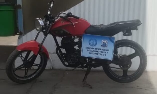 Operativos en tres departamentos: Secuestraron motos con motores robados y numeraciones adulteradas