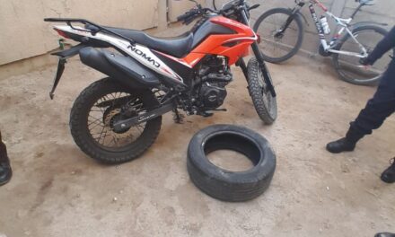 Robaron una moto en Rawson y la Policía la recuperó pocas horas después