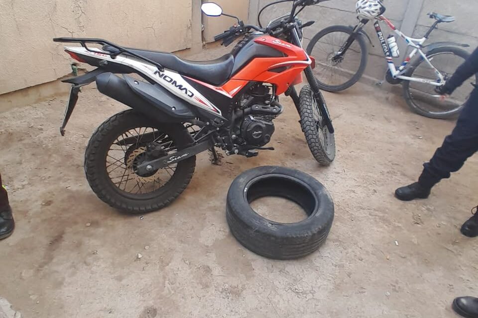 Robaron una moto en Rawson y la Policía la recuperó pocas horas después