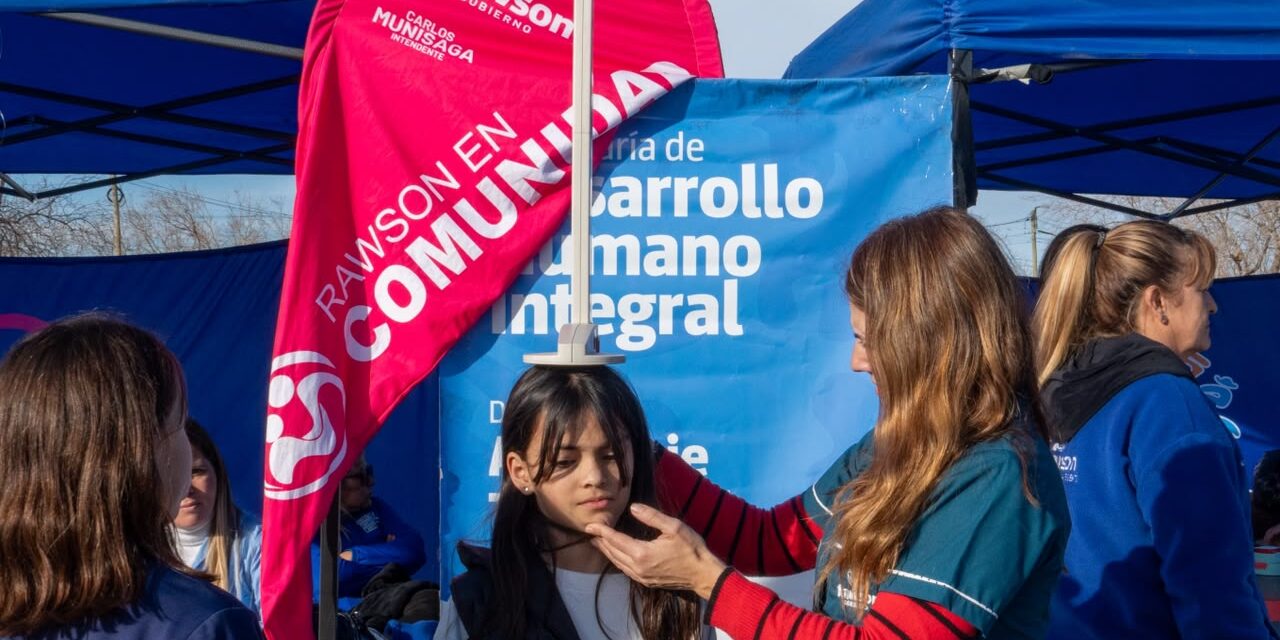 Rawson en Comunidad pasó por Sierra Morada y ya alcanzó a seis barrios del departamento