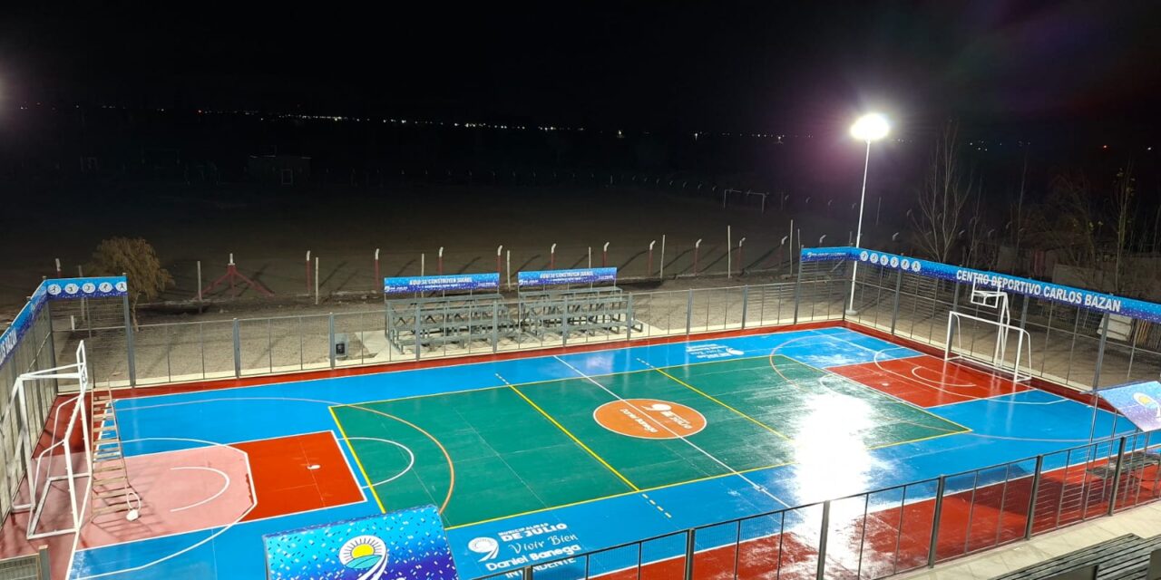 La Majadita estrenó un moderno complejo deportivo y una plaza renovada para toda la comunidad