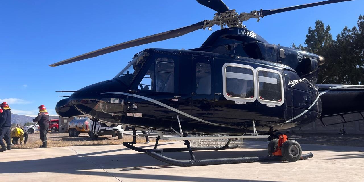 Confirman la caída del helicóptero en Valle Fértil y aceleran el operativo para llegar al lugar del impacto