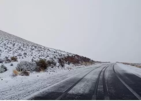 Advierten por hielo y niebla en rutas nacionales: Piden máxima precaución al conducir
