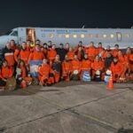 Un segundo grupo de brigadistas argentinos partió para relevar a los rescatistas desplegados