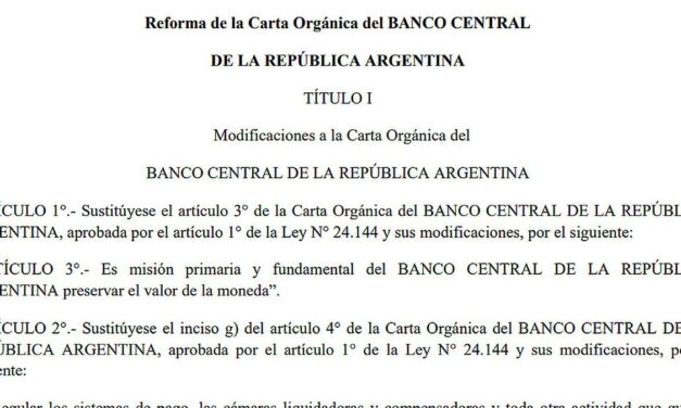 Este es el proyecto para cambiar el BCRA: punto por punto, las claves de la reforma