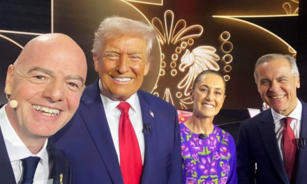 Donald Trump invitó a Claudia Sheinbaum y al primer ministro de Canadá a la final del Mundial 2026, en la previa del T-MEC