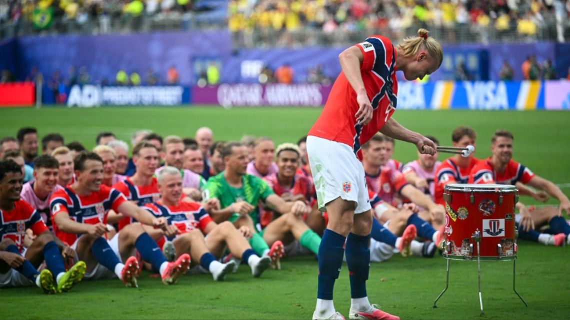 El origen del «remo vikingo»: el festejo de Noruega que es furor en el Mundial 2026