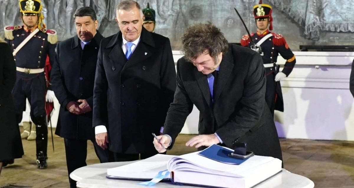 visita exprés, acto con gobernadores y presencia de Victoria Villarruel