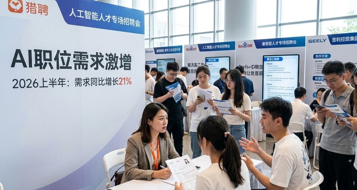 La demanda de talento en IA se dispara en China: ya hay tres ofertas de empleos por cada especialista capacitado