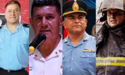 Con profundo pesar, la Policía despidió a cuatro de sus hombres caídos en la tragedia aérea
