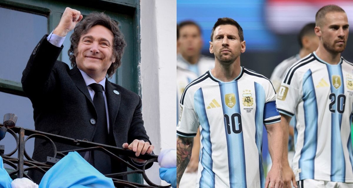 Javier Milei celebró la clasificación de Argentina a semifinales tras el triunfo ante Suiza