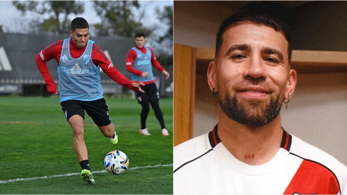 Juanfer por ahora no vuelve y Otamendi está para debutar en River