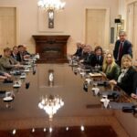 Kristalina Georgieva se entrevistó con Javier Milei en Casa Rosada y participó de la reunión de Gabinete ampliado