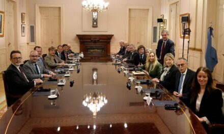 Kristalina Georgieva se entrevistó con Javier Milei en Casa Rosada y participó de la reunión de Gabinete ampliado