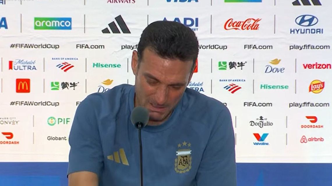 Lionel Scaloni rompió en llanto al hablar sobre su continuidad en Argentina