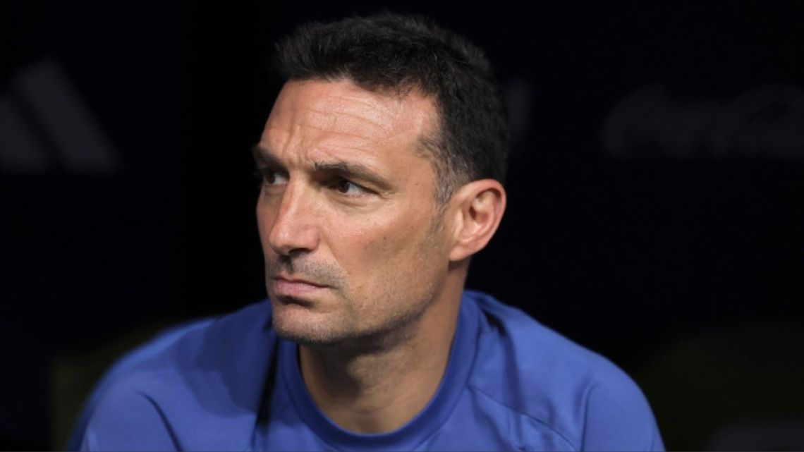 Lionel Scaloni dirige su quinta semifinal con la Selección Argentina