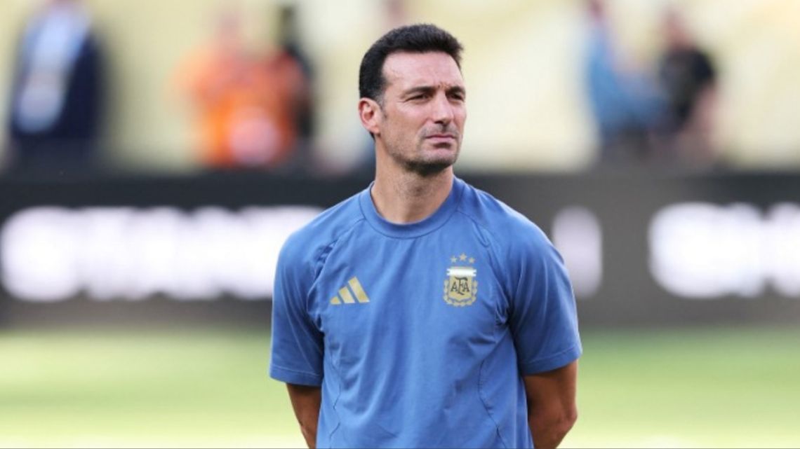 El sentido mensaje de Lionel Scaloni tras el subcampeonato de Argentina: «Lo siento por no haberles podido traer otra copa»